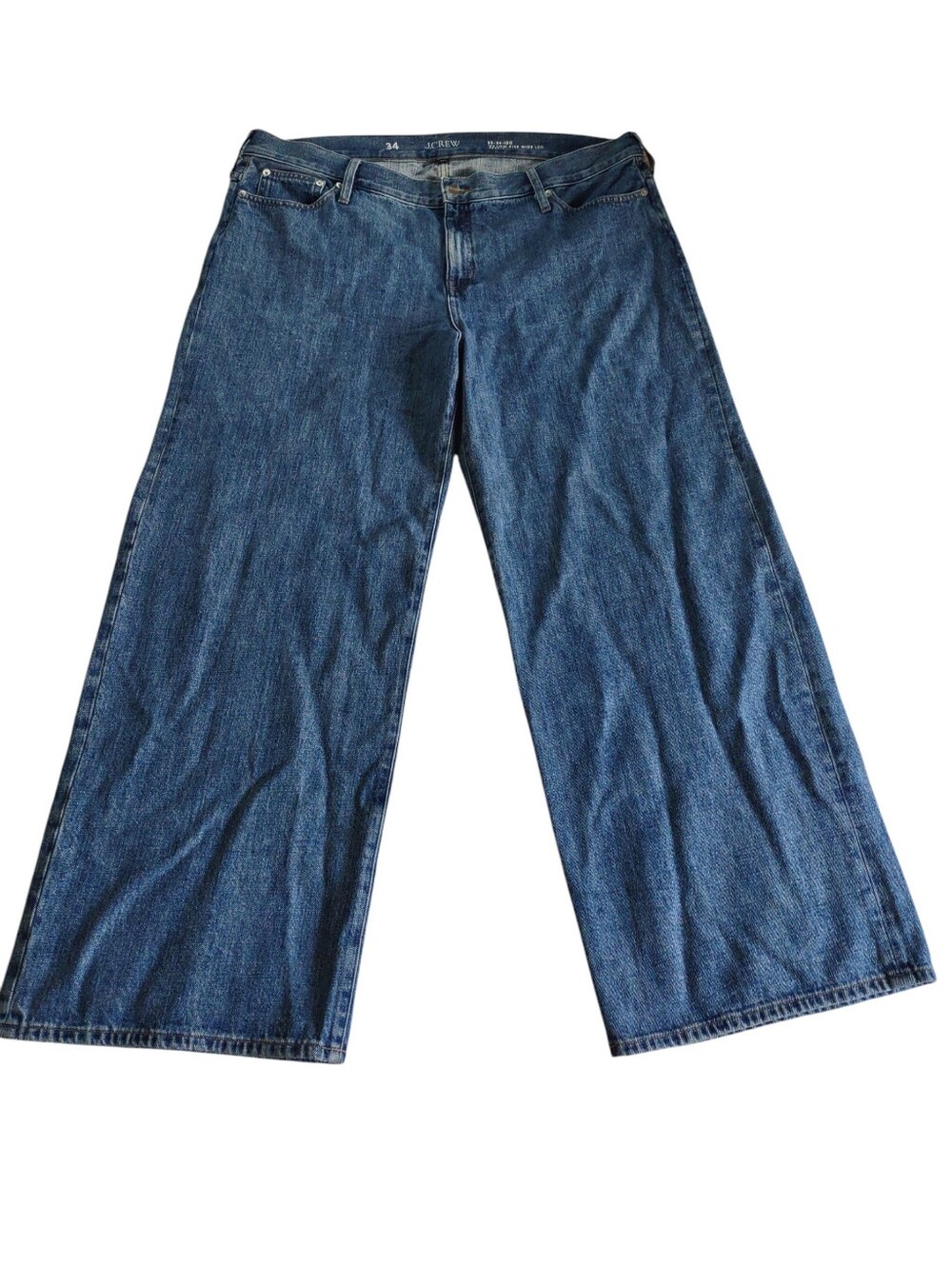 J. Crew '84 Low Rise Wide Leg Jeans Size 34